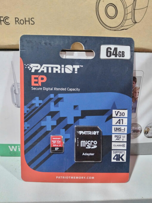 Thẻ nhớ Patriot 64GB Class10 - Chuyên dụng cho Camera wifi