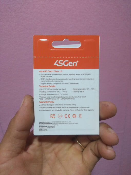 Thẻ nhớ Micro SD 64Gb 4SGEN-64EO - Ảnh 2
