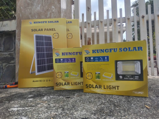 Đèn năng lượng mặt trời Kungfu Solar 100W giá rẻ - Ảnh 2